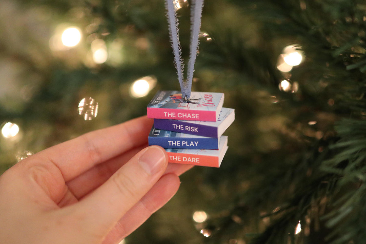 Briar U Mini Book Stack Ornament