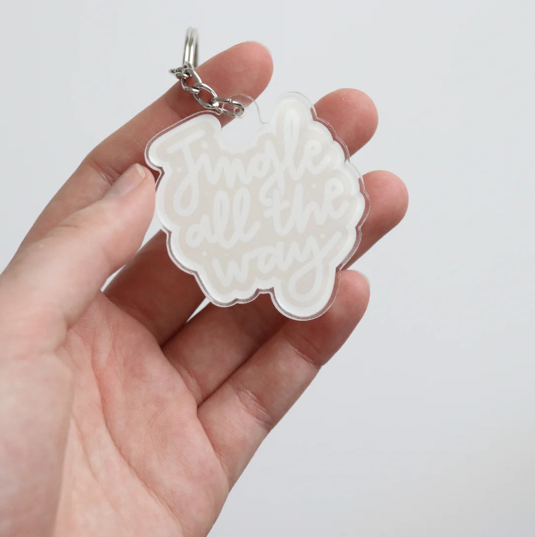 Jingle All the Way Acrylic Keychain