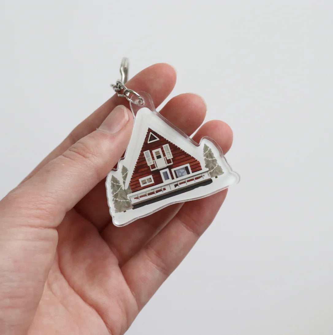 Cabin Acrylic Keychain