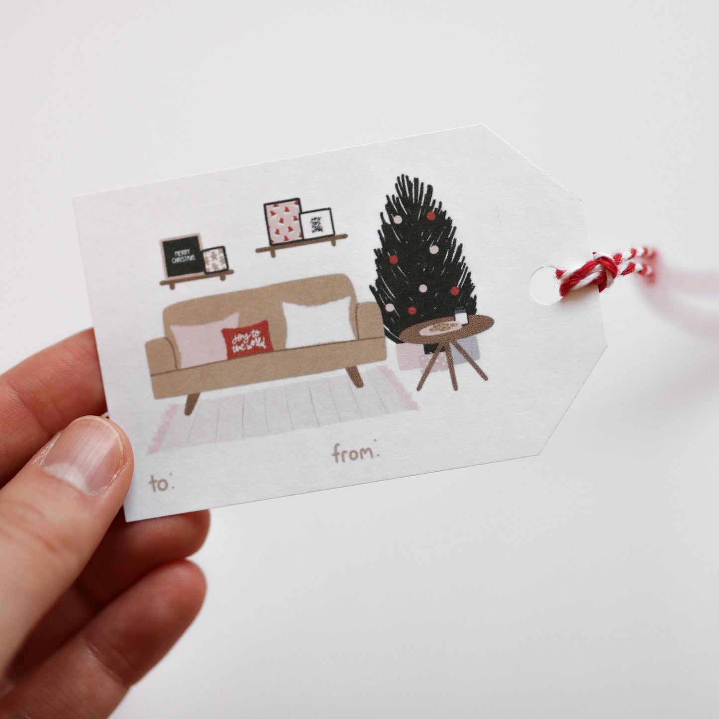 Christmas Room Card and Gift Tag Set