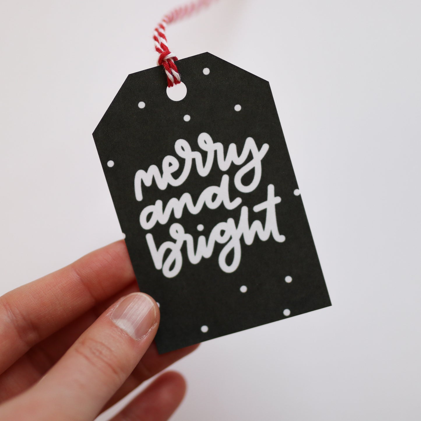 Merry and Bright Card and Gift Tag Set
