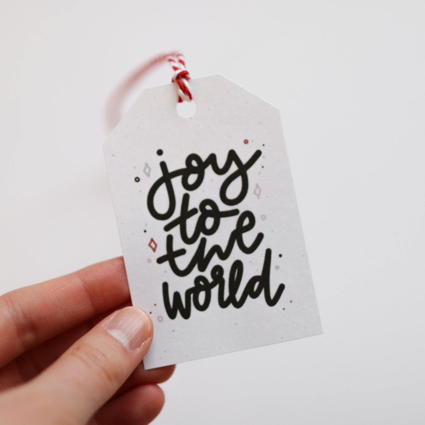 Joy to the World Card and Gift Tag Set