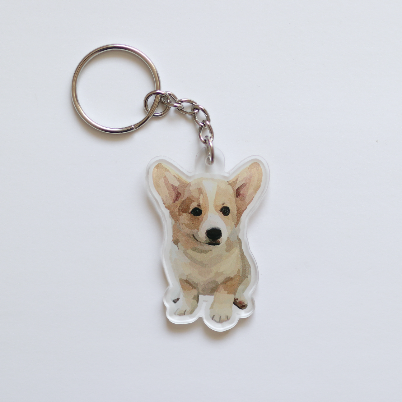 Corgi Acrylic Keychain