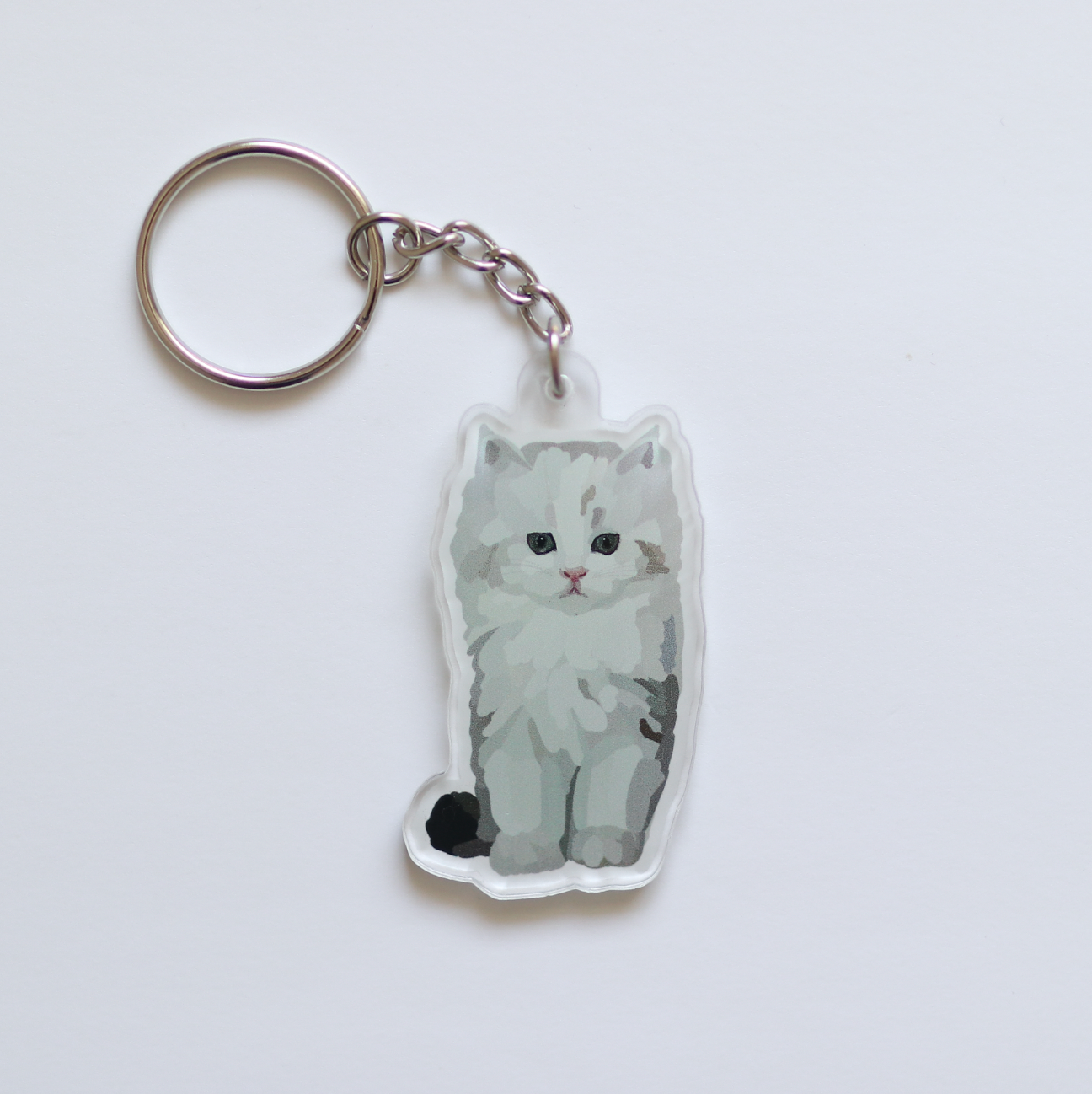 Ragamuffin Kitten Acrylic Keychain