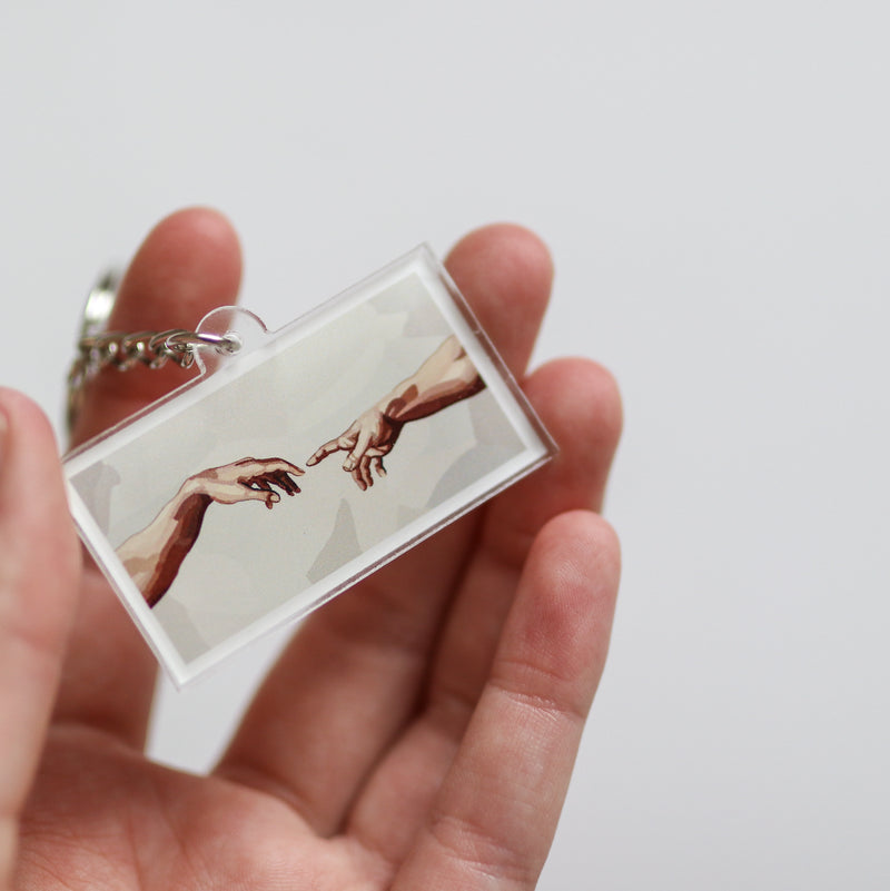 Creation of Adam Acrylic Keychain