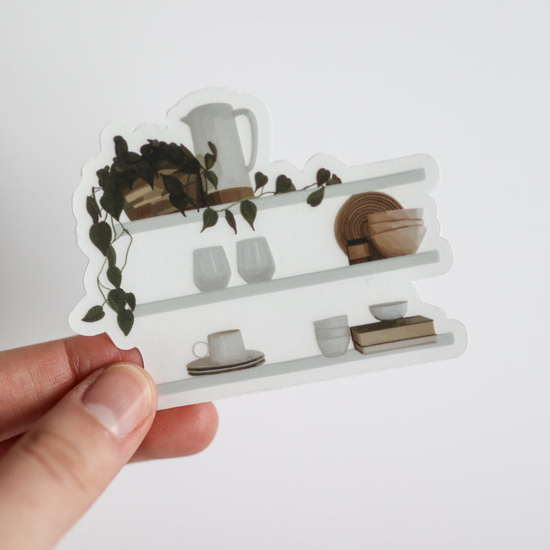 Shelf Clear Sticker