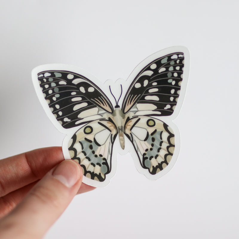 Butterfly Clear Sticker