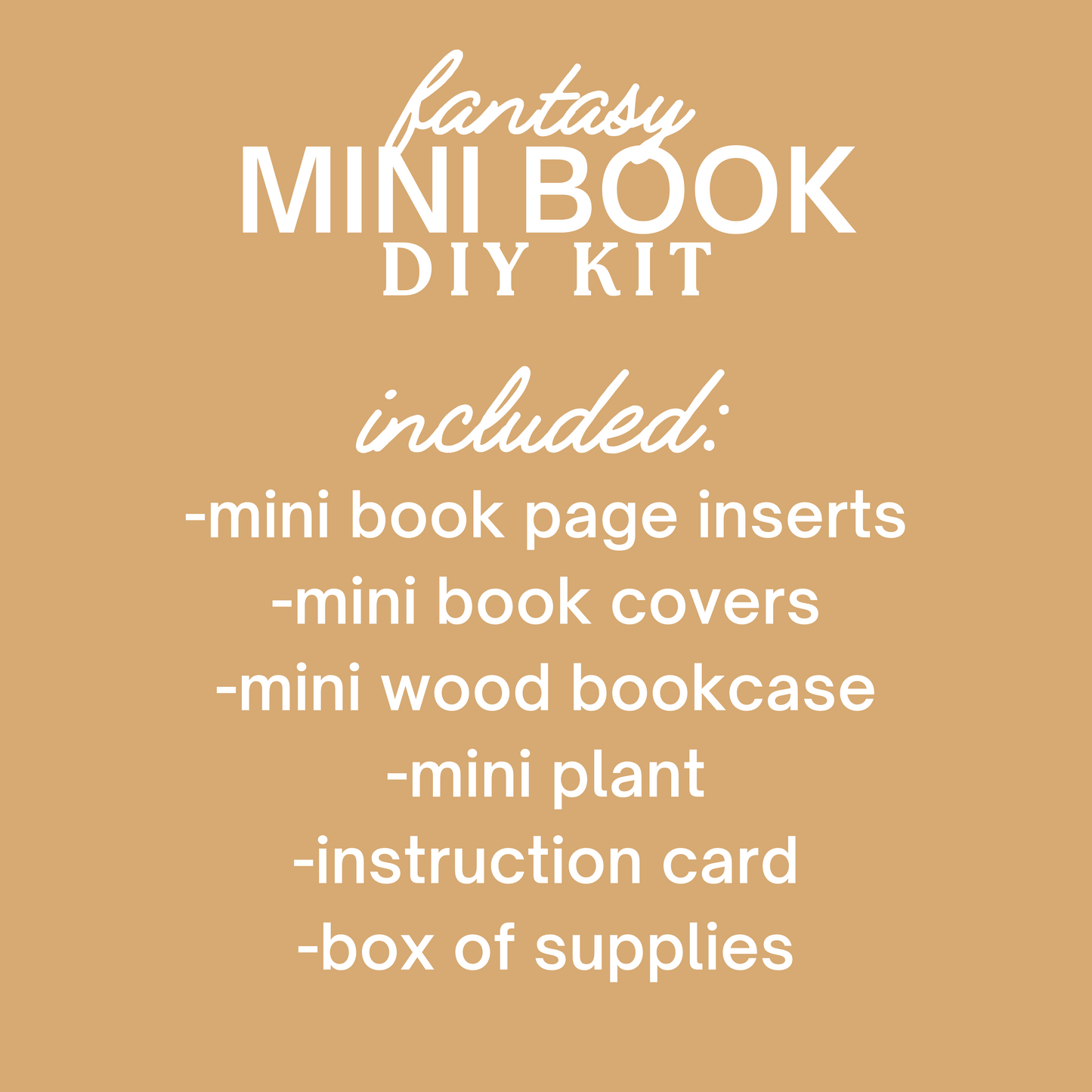 Fantasy Mini Book DIY KIT