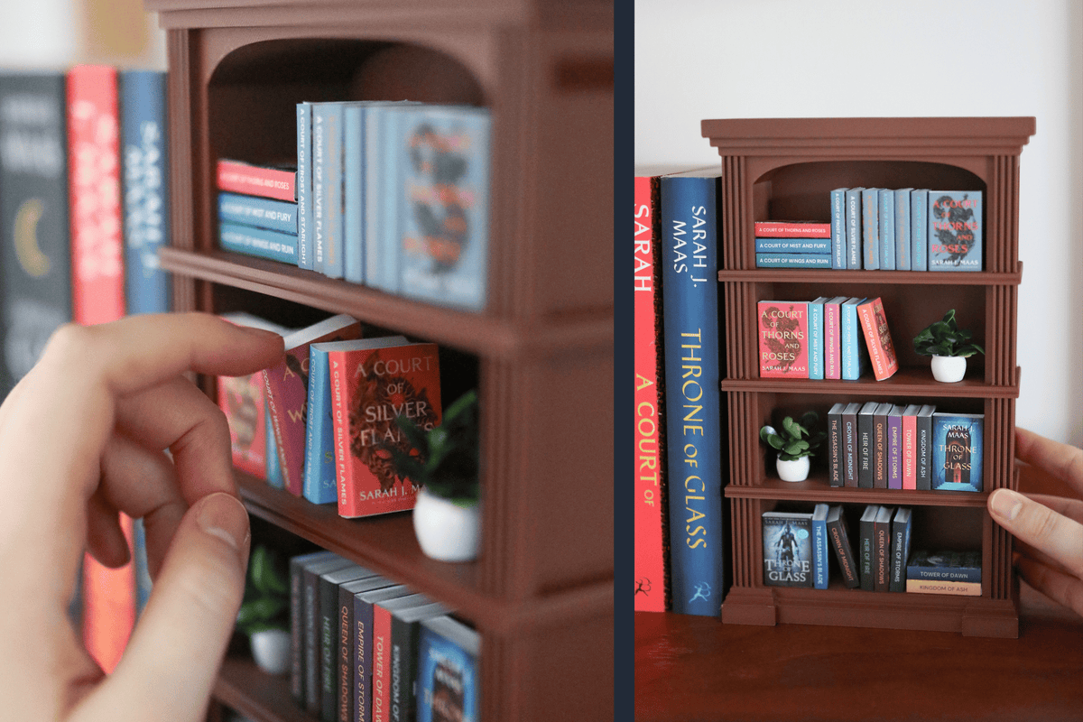 Mini Medieval Bookshelf