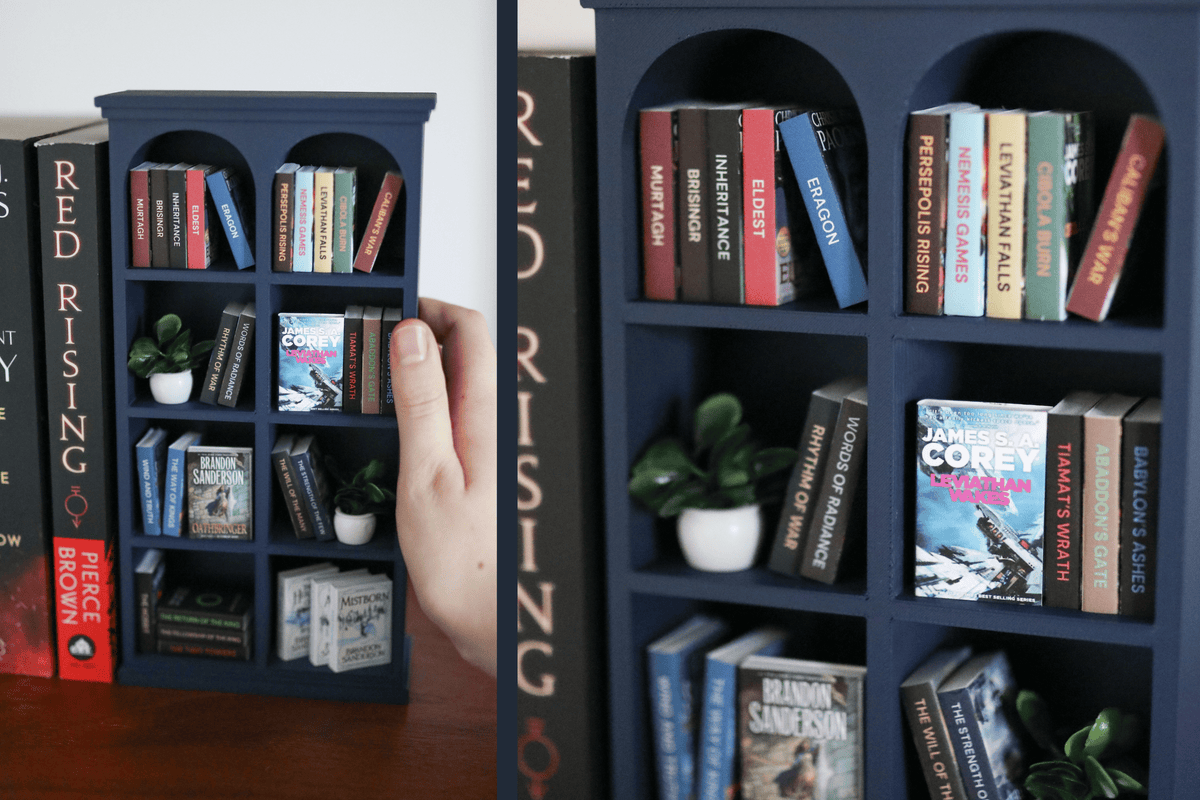 Mini Fancy Bookshelf