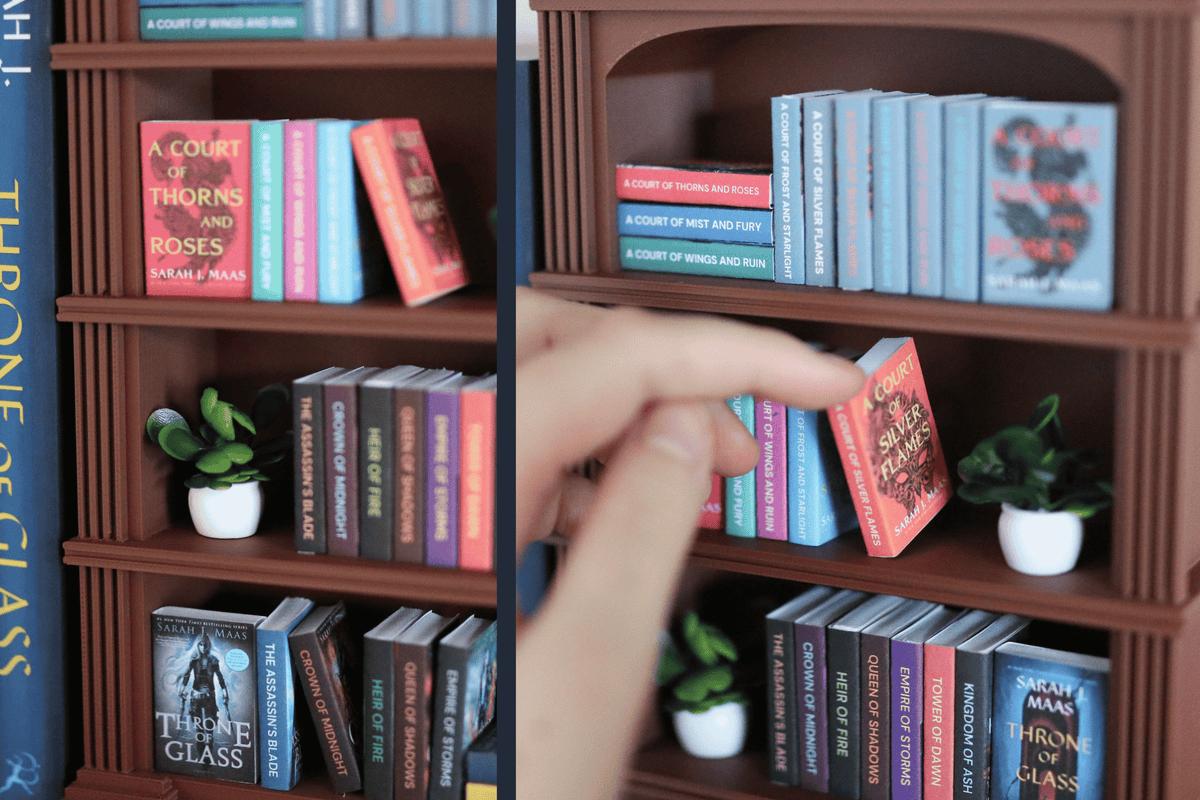 Mini Medieval Bookshelf