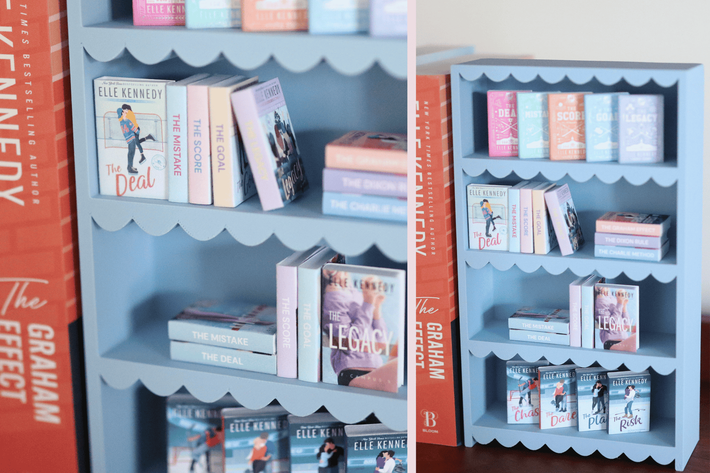 Mini Scalloped Bookshelf