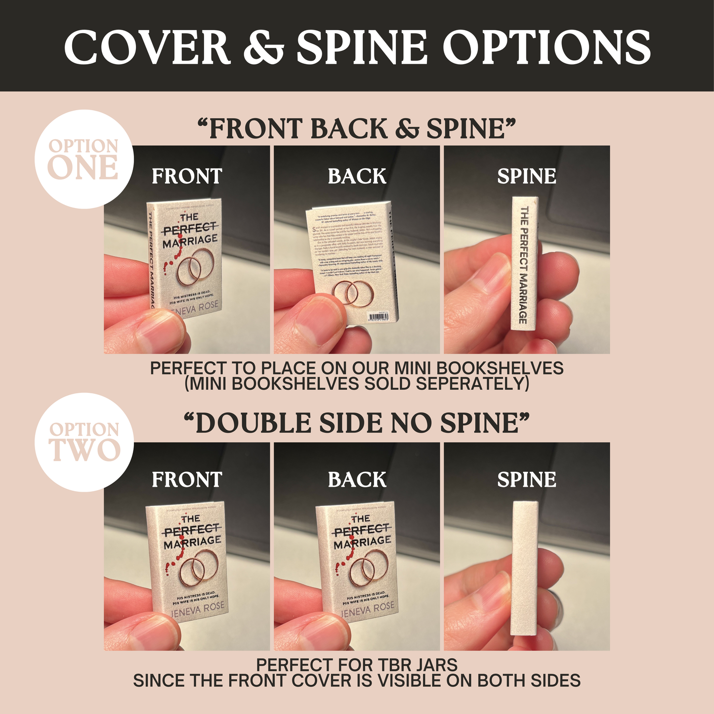 Handmade MINI Mary Kubica Books (set of 10 mini books)