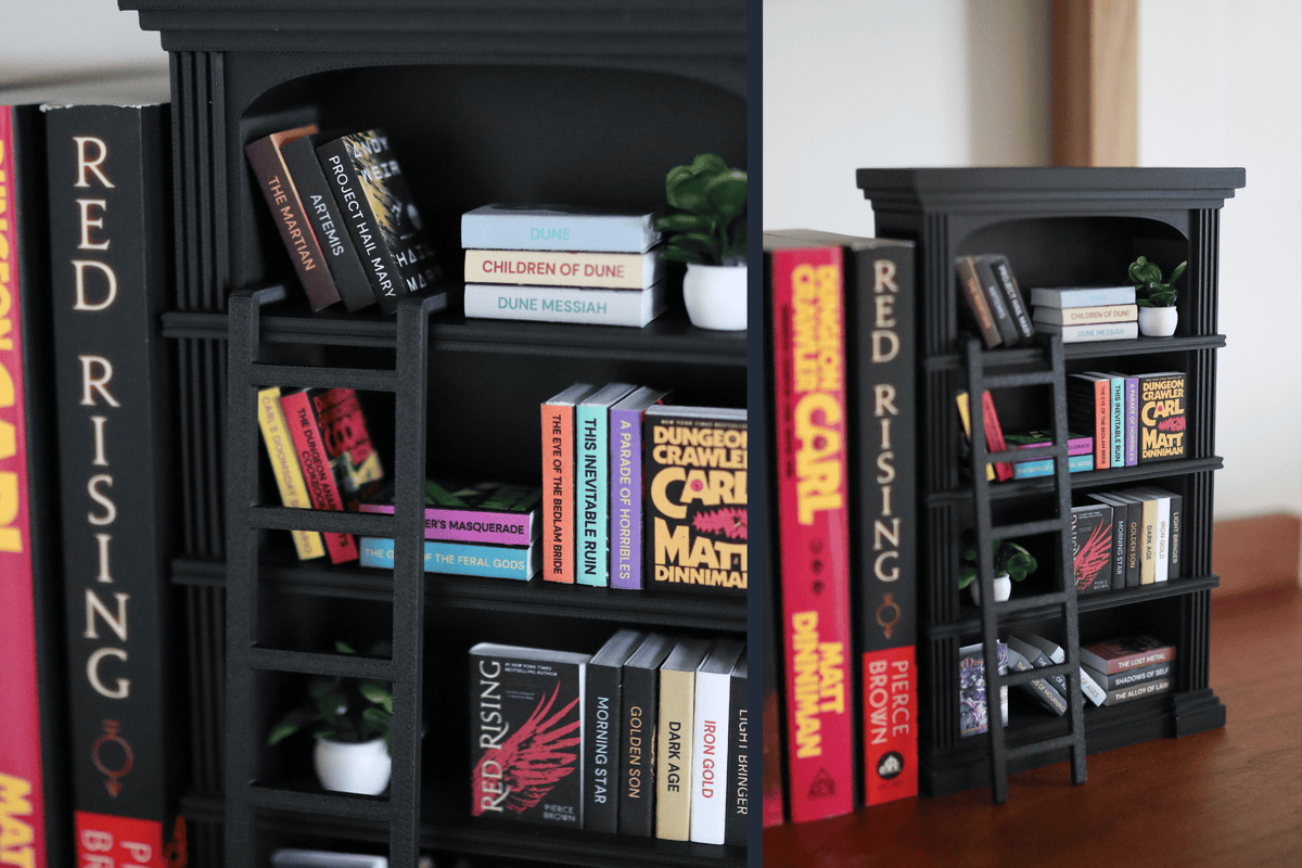 Mini Medieval Bookshelf