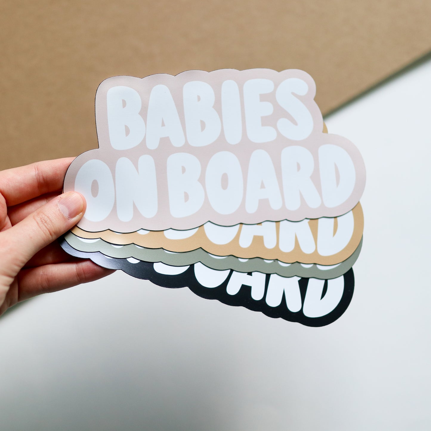 Babies on Board Car Magnet