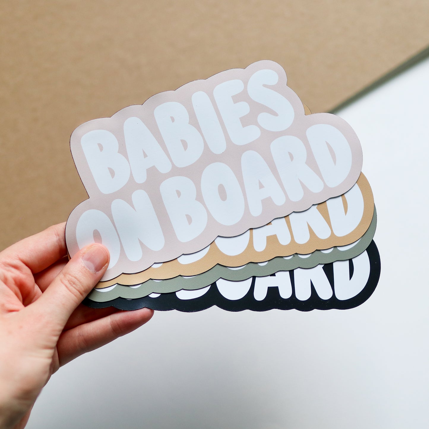 Babies on Board Car Magnet