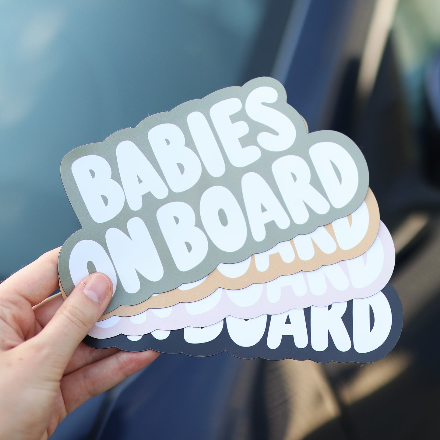 Babies on Board Car Magnet