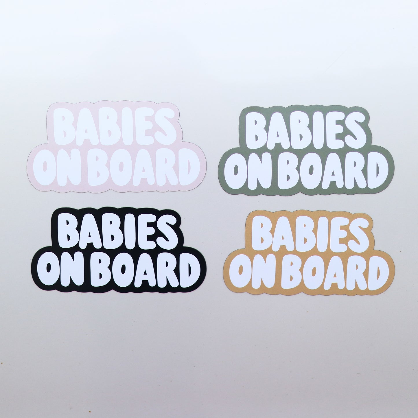 Babies on Board Car Magnet