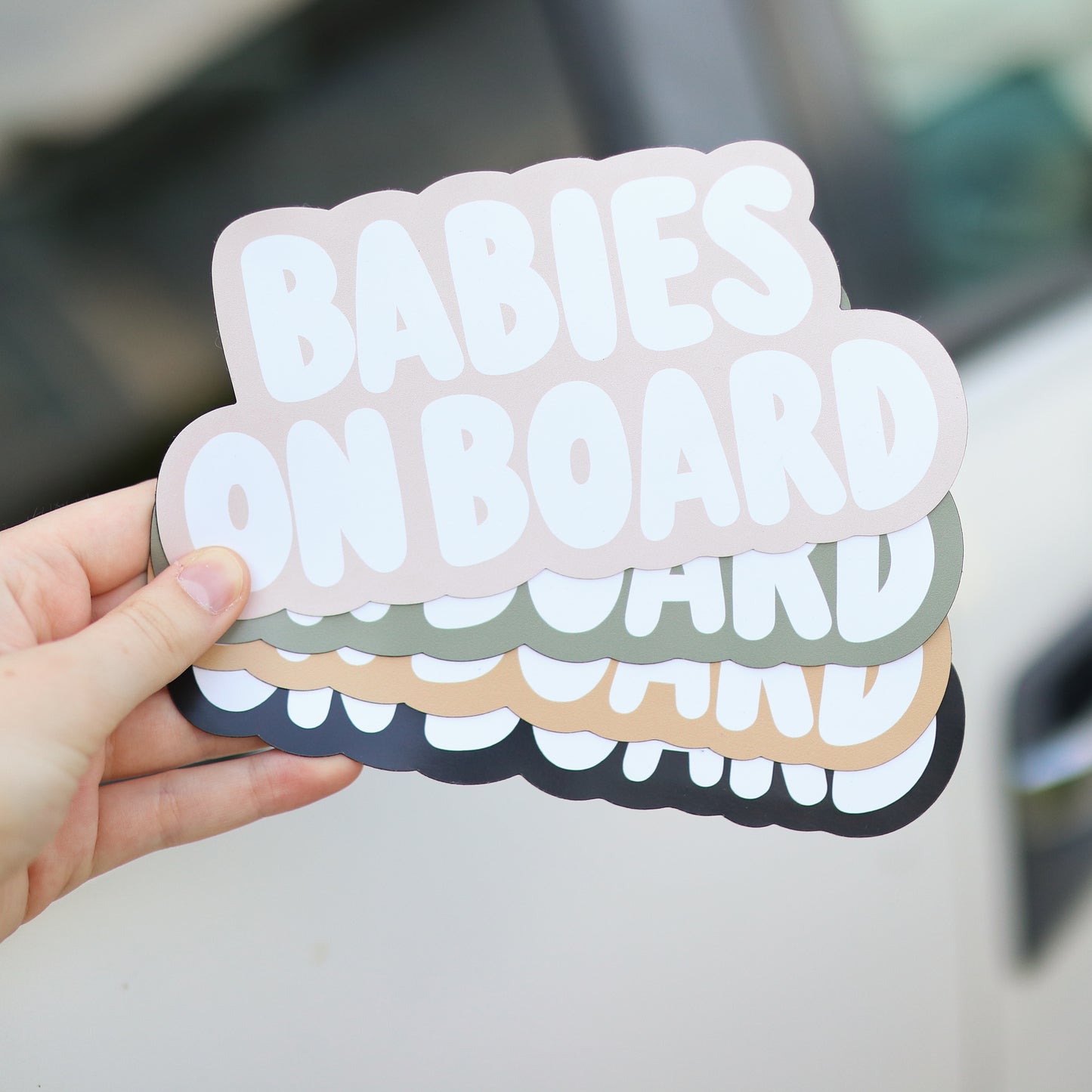 Babies on Board Car Magnet