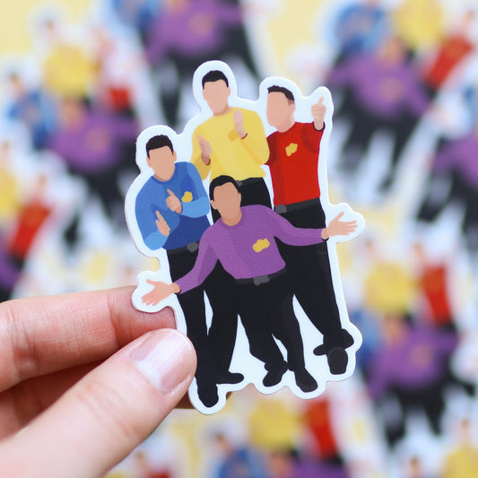 Wiggles Waterproof Sticker