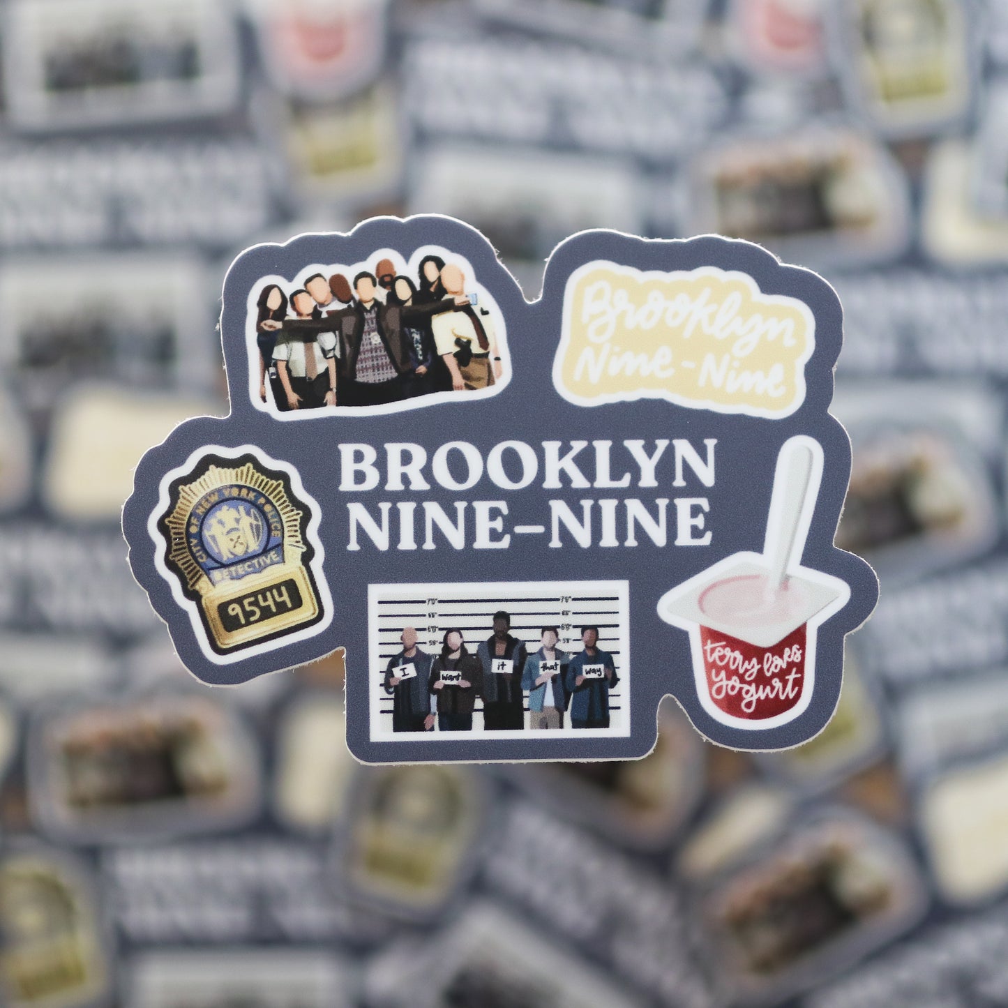 Detective TV Show Waterproof Sticker