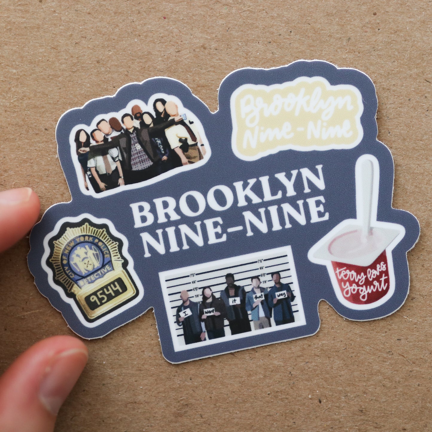 Detective TV Show Waterproof Sticker