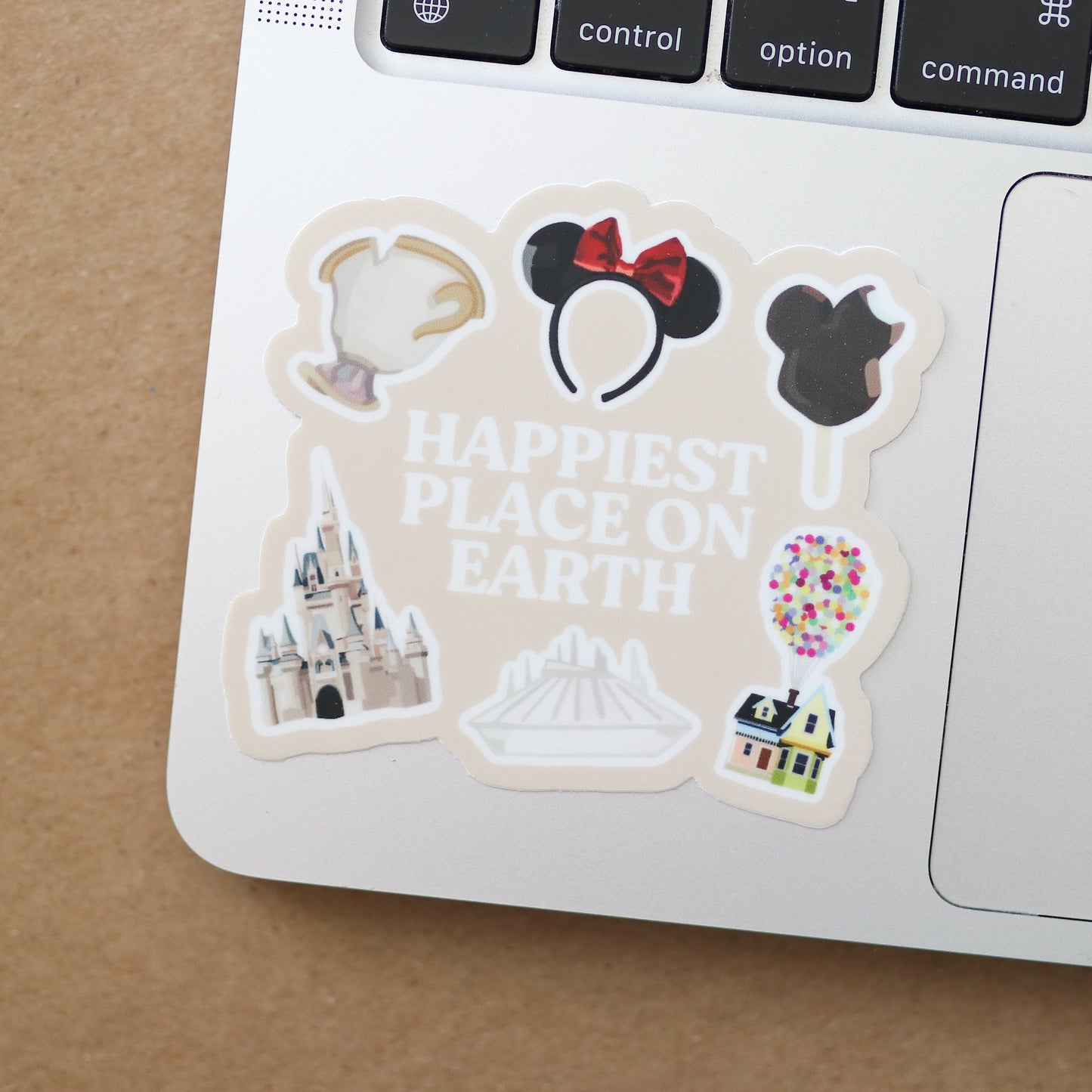 Happiest Place on Earth Waterproof Sticker