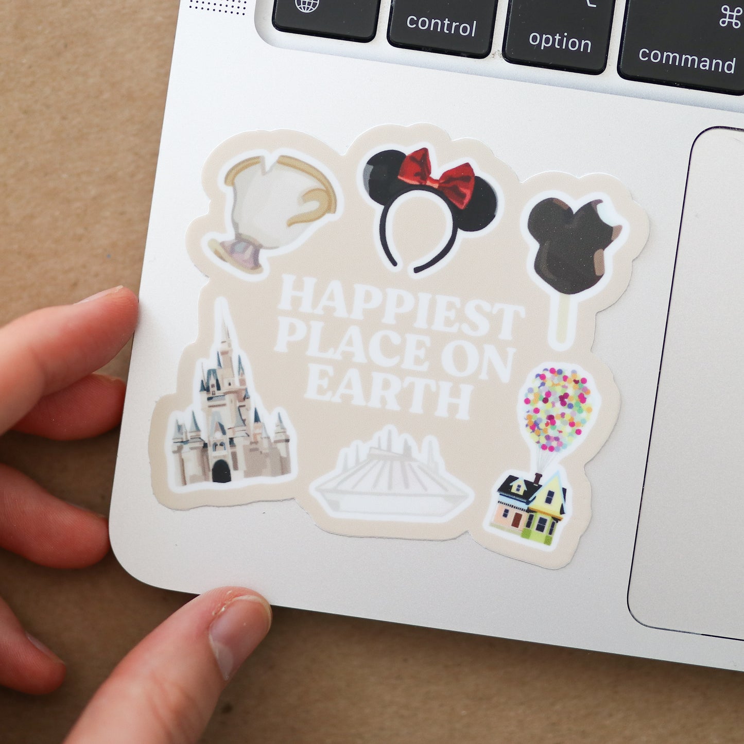 Happiest Place on Earth Waterproof Sticker