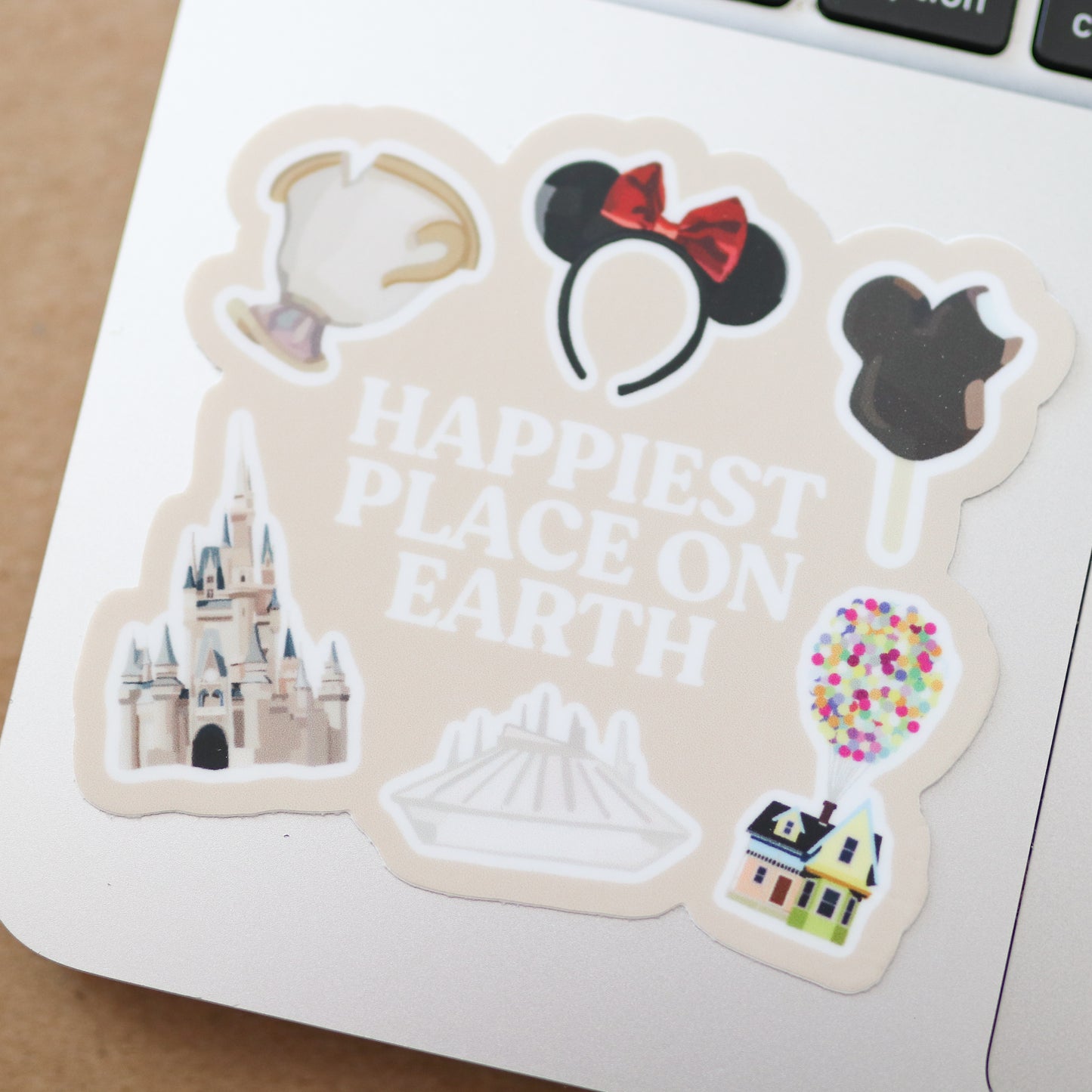 Happiest Place on Earth Waterproof Sticker