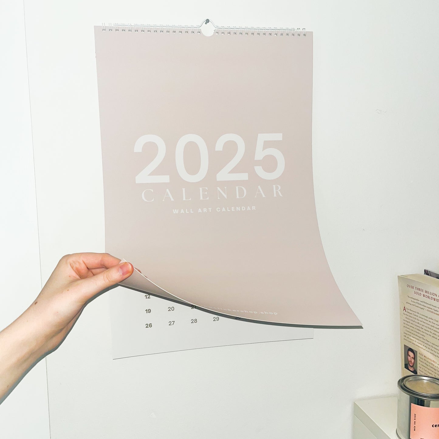 2025 Hanging Wall Art Calendar