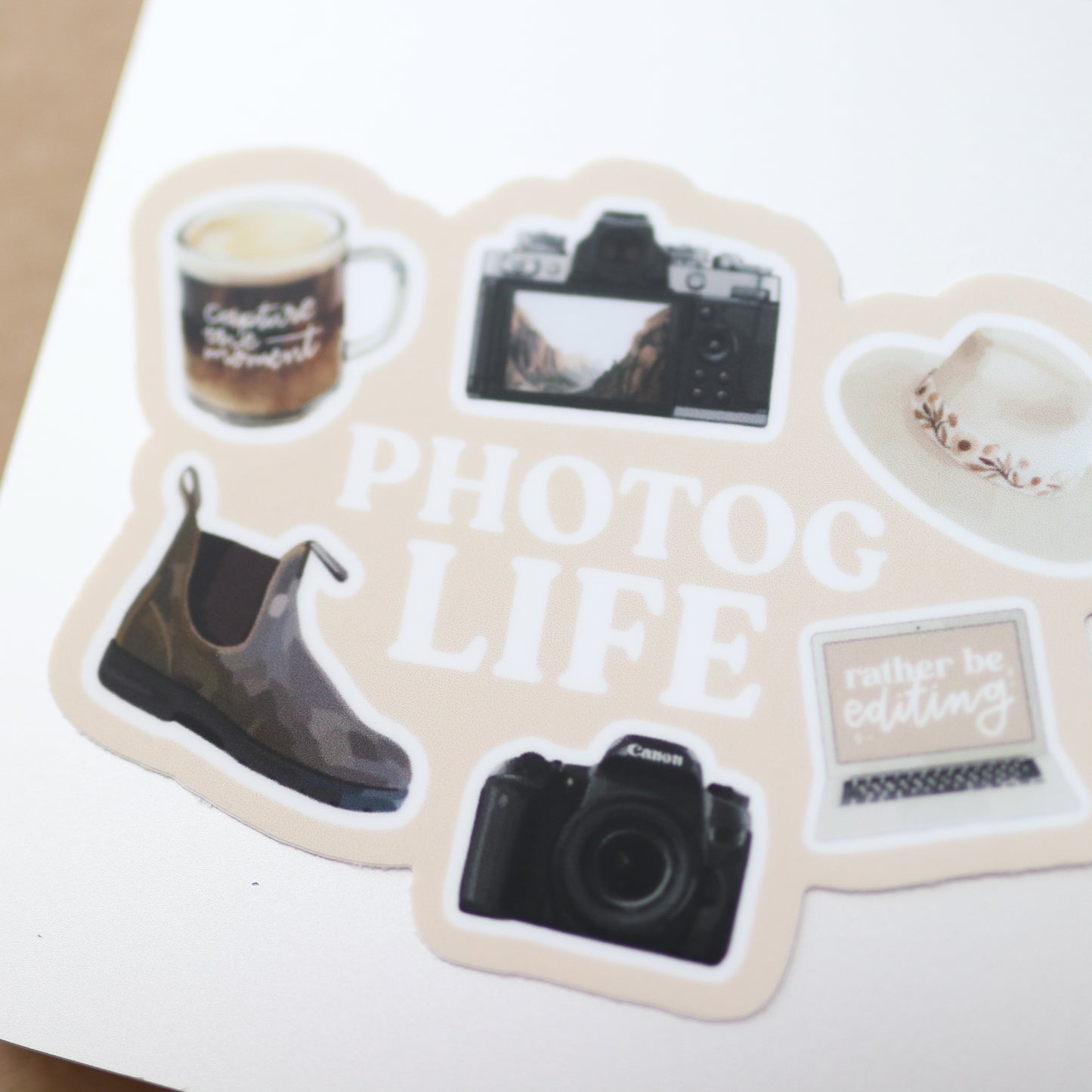 Photographer Life Waterproof Sticker