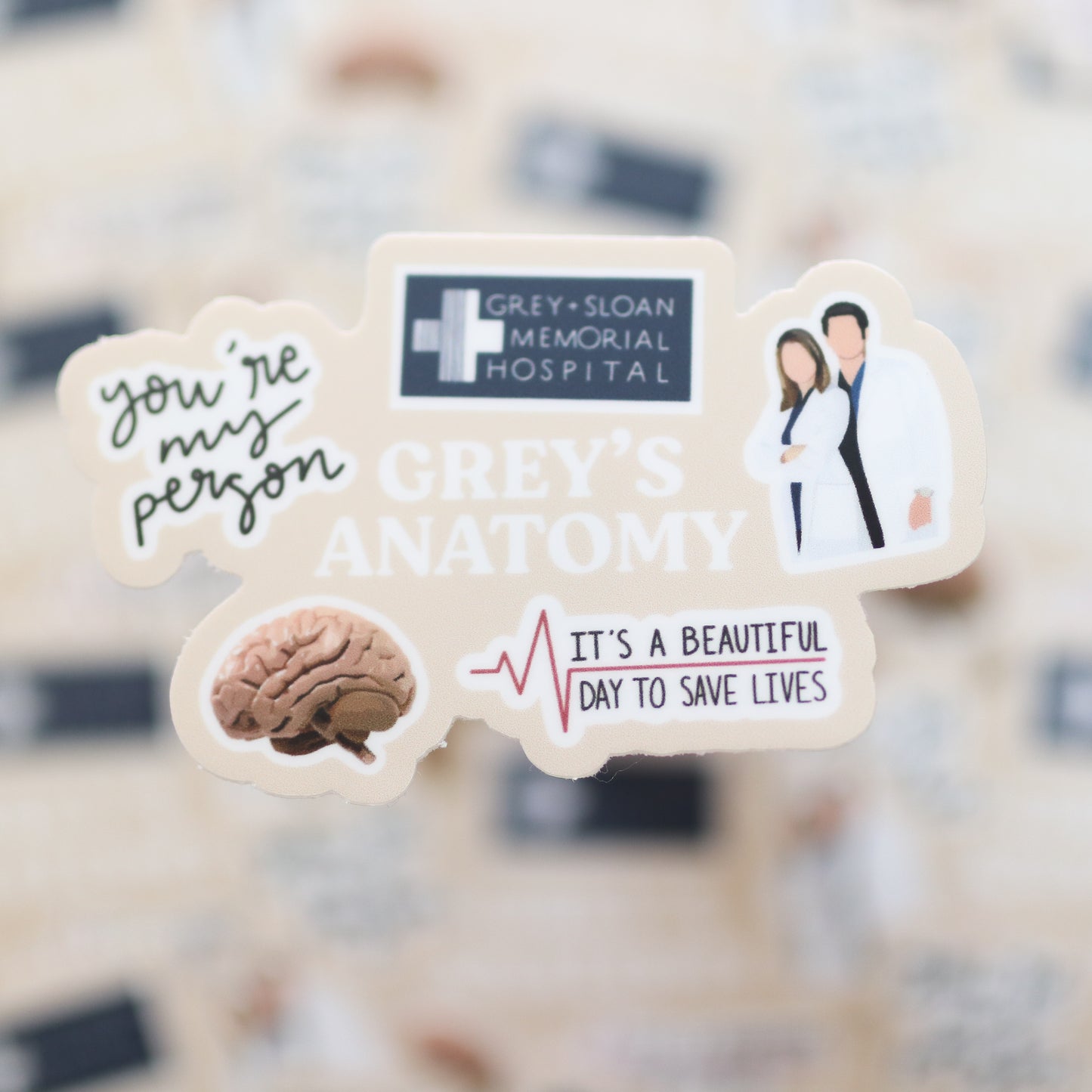 Medical TV Show Waterproof Sticker