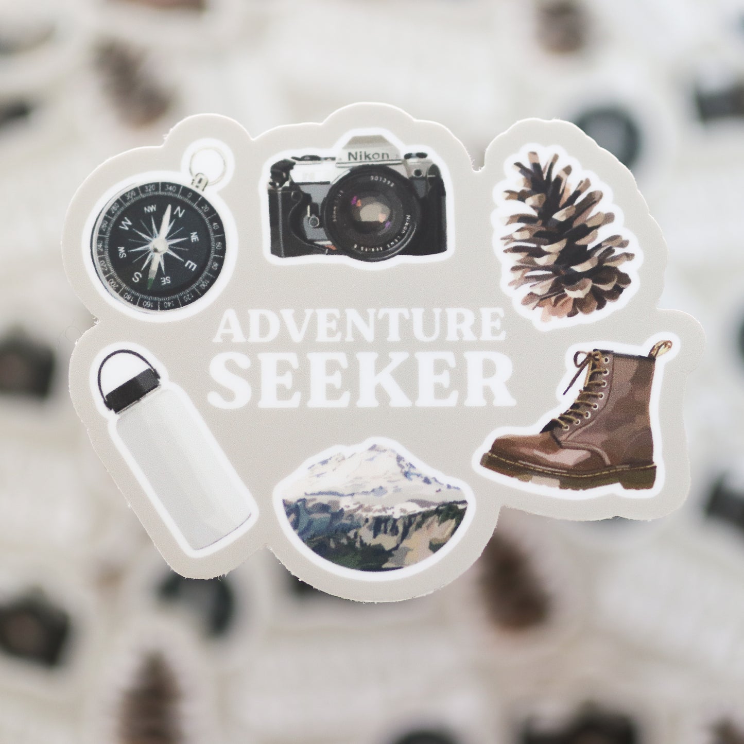 Adventure Seeker Waterproof Sticker