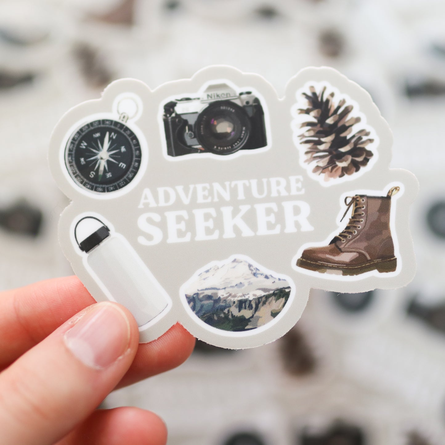 Adventure Seeker Waterproof Sticker