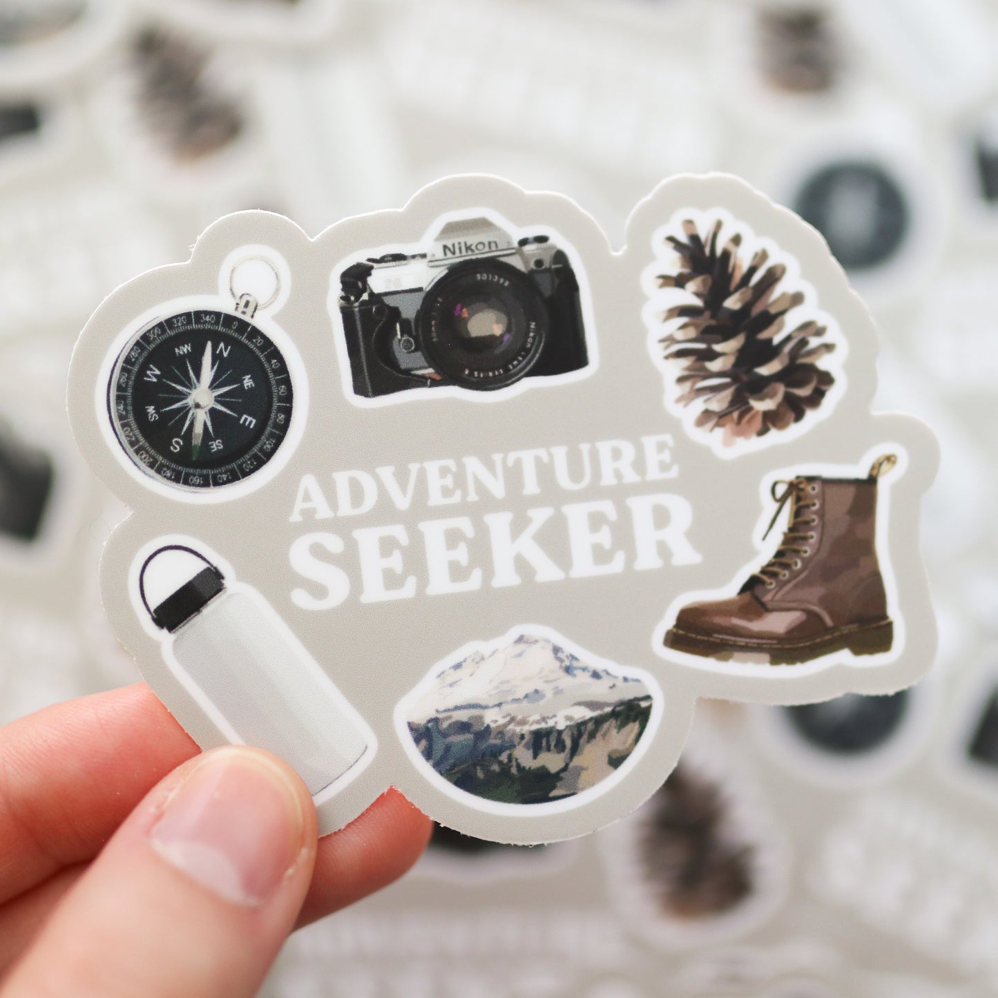 Adventure Seeker Waterproof Sticker