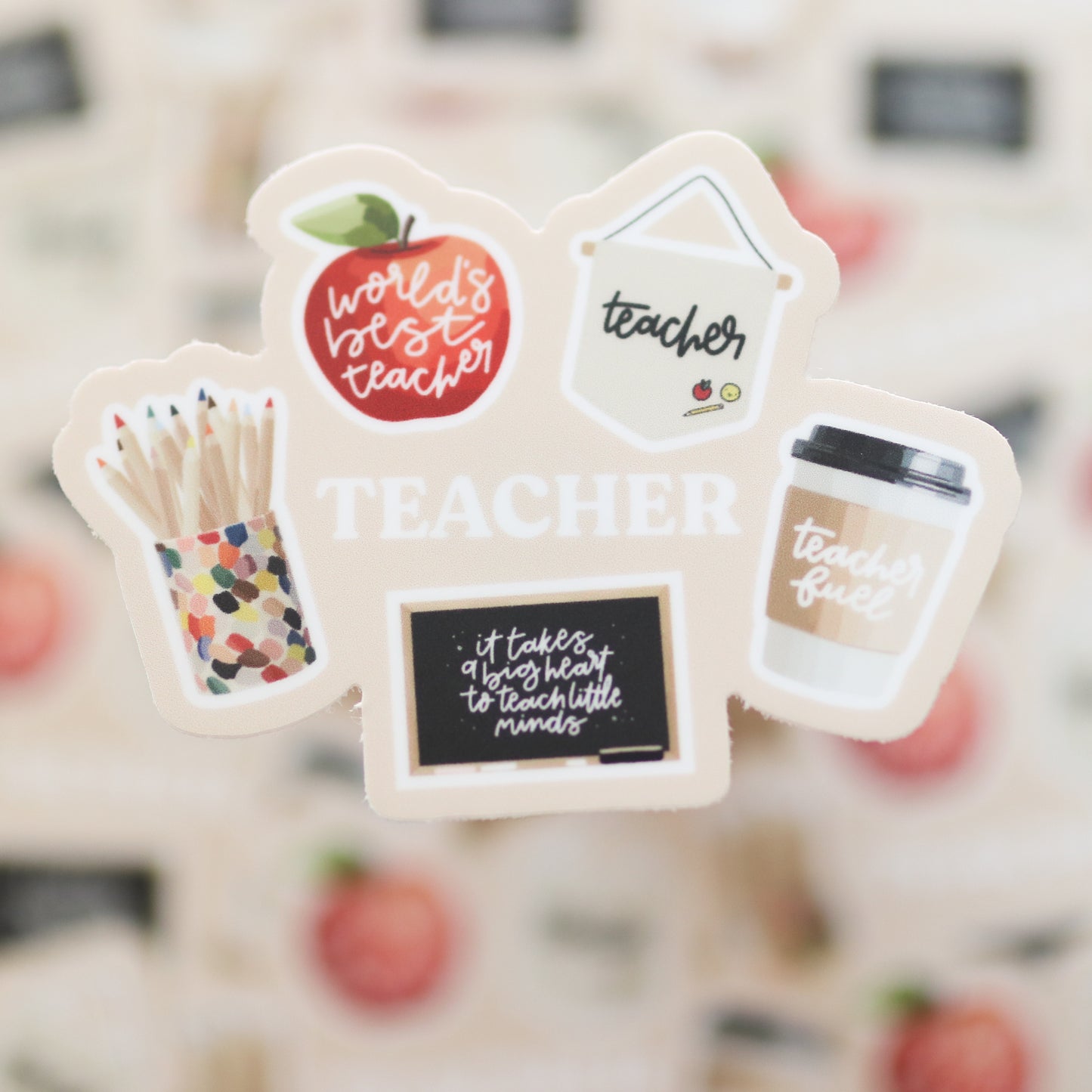 Teacher Waterproof Sticker