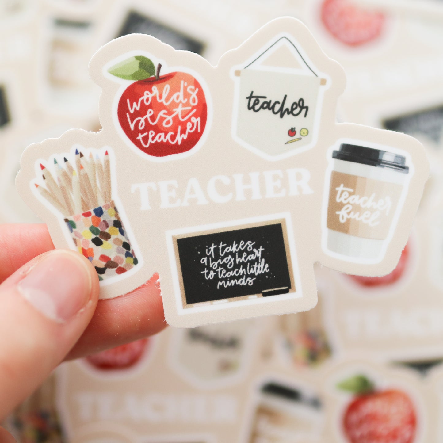 Teacher Waterproof Sticker