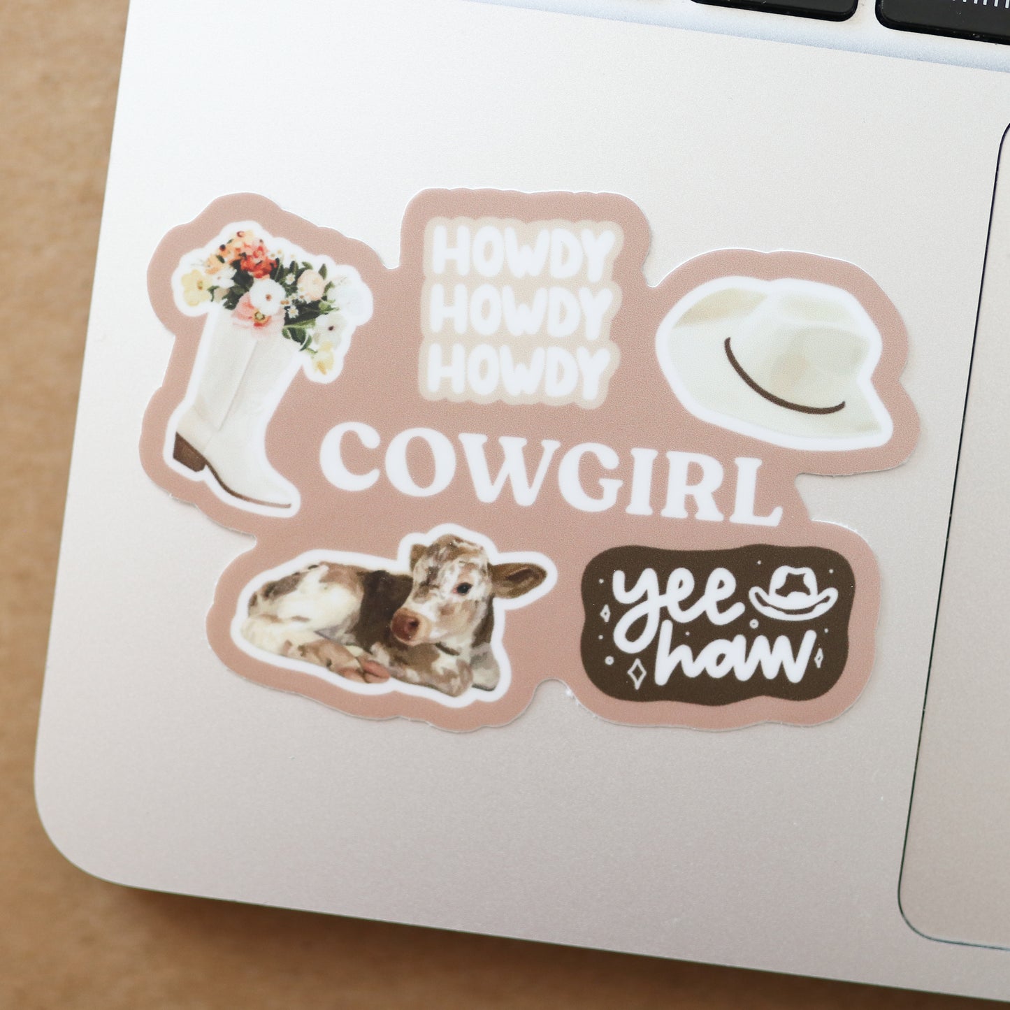 Cowgirl Waterproof Sticker