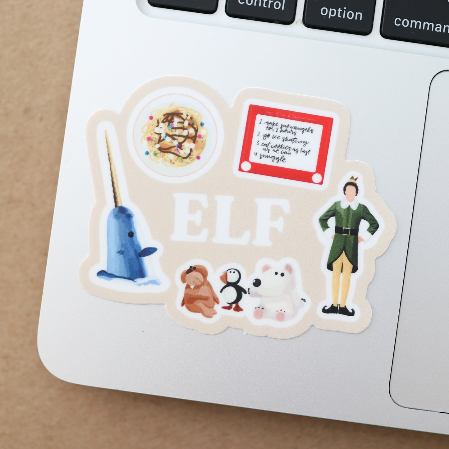 Christmas Movie Waterproof Sticker