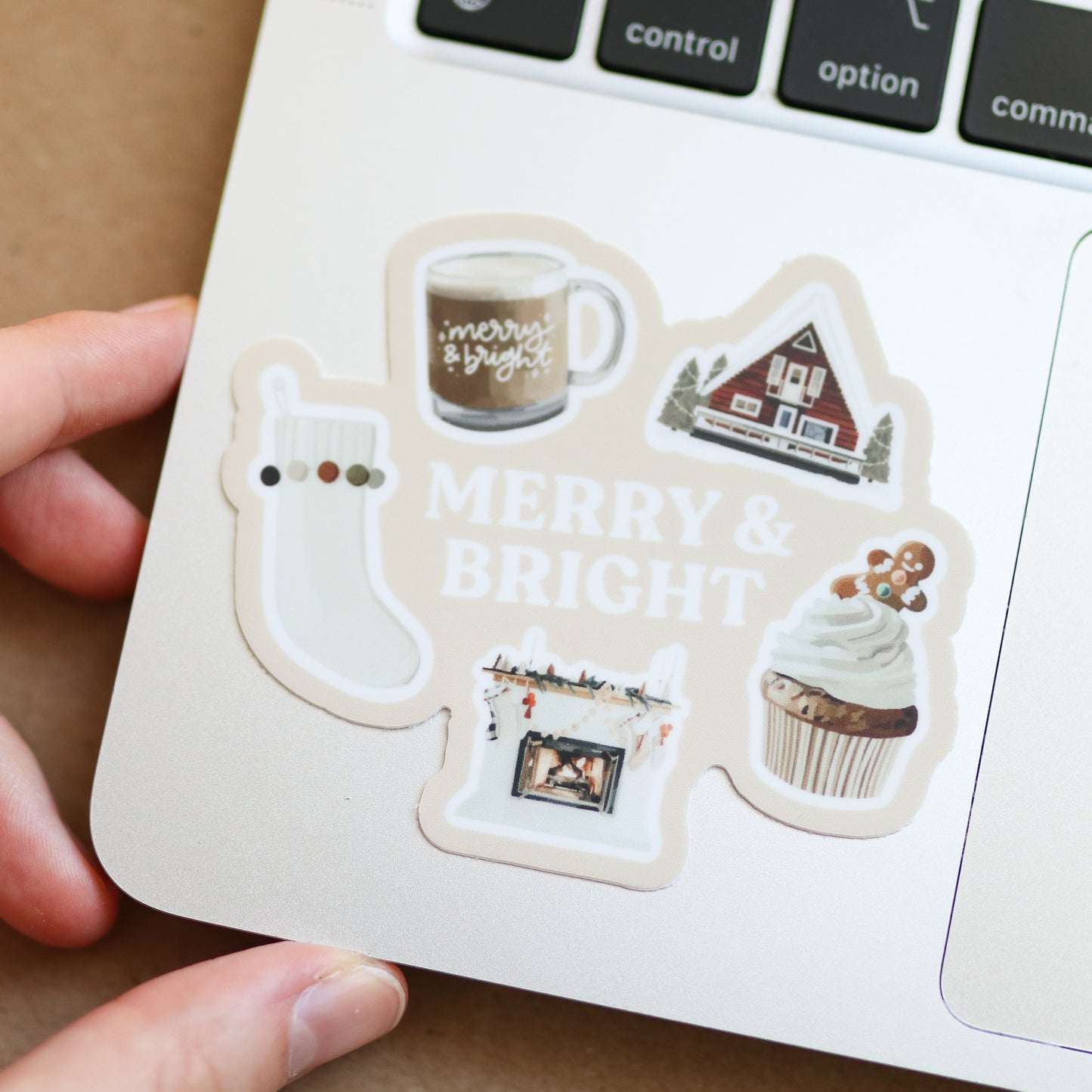 Christmas Waterproof Sticker