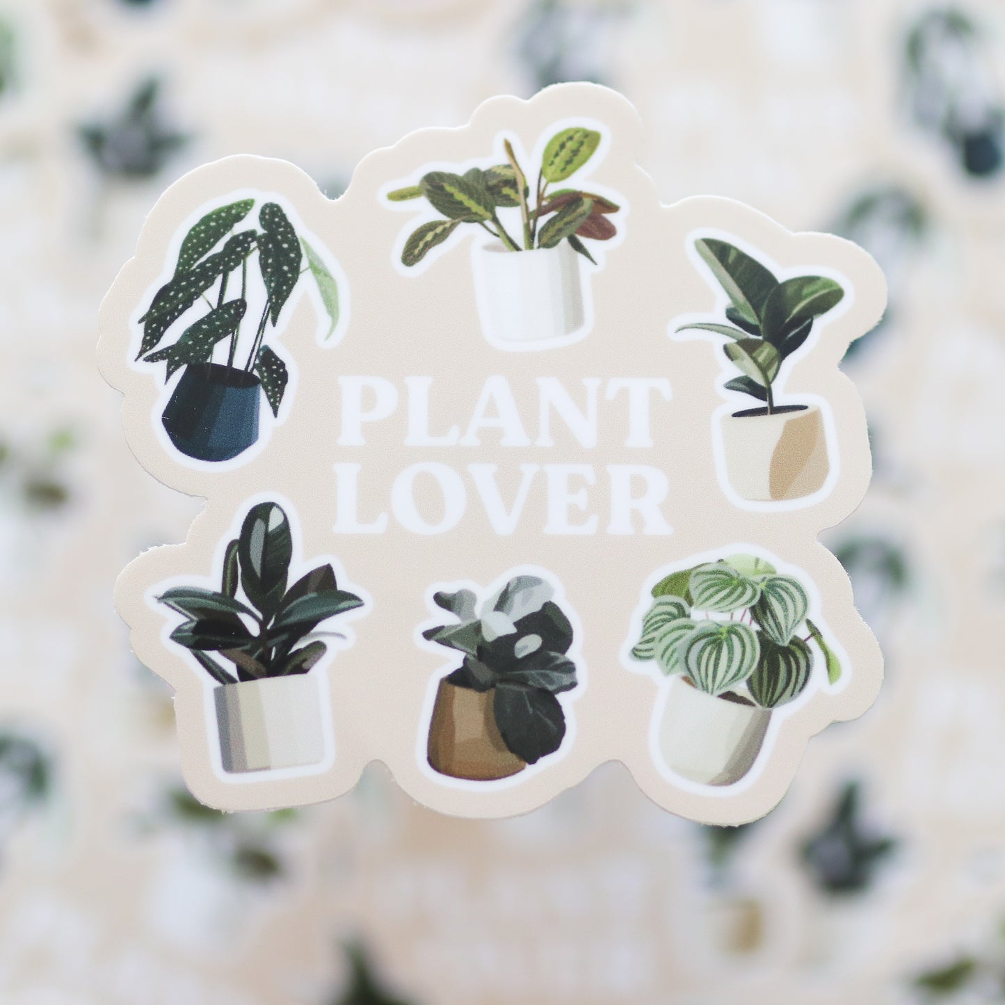 Plant Mom Waterproof Sticker