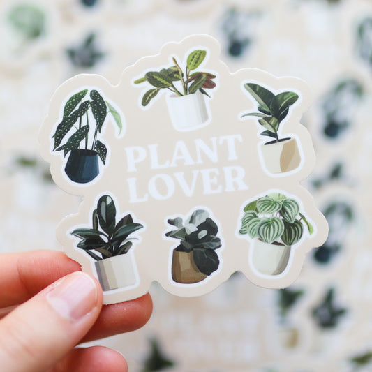 Plant Mom Waterproof Sticker