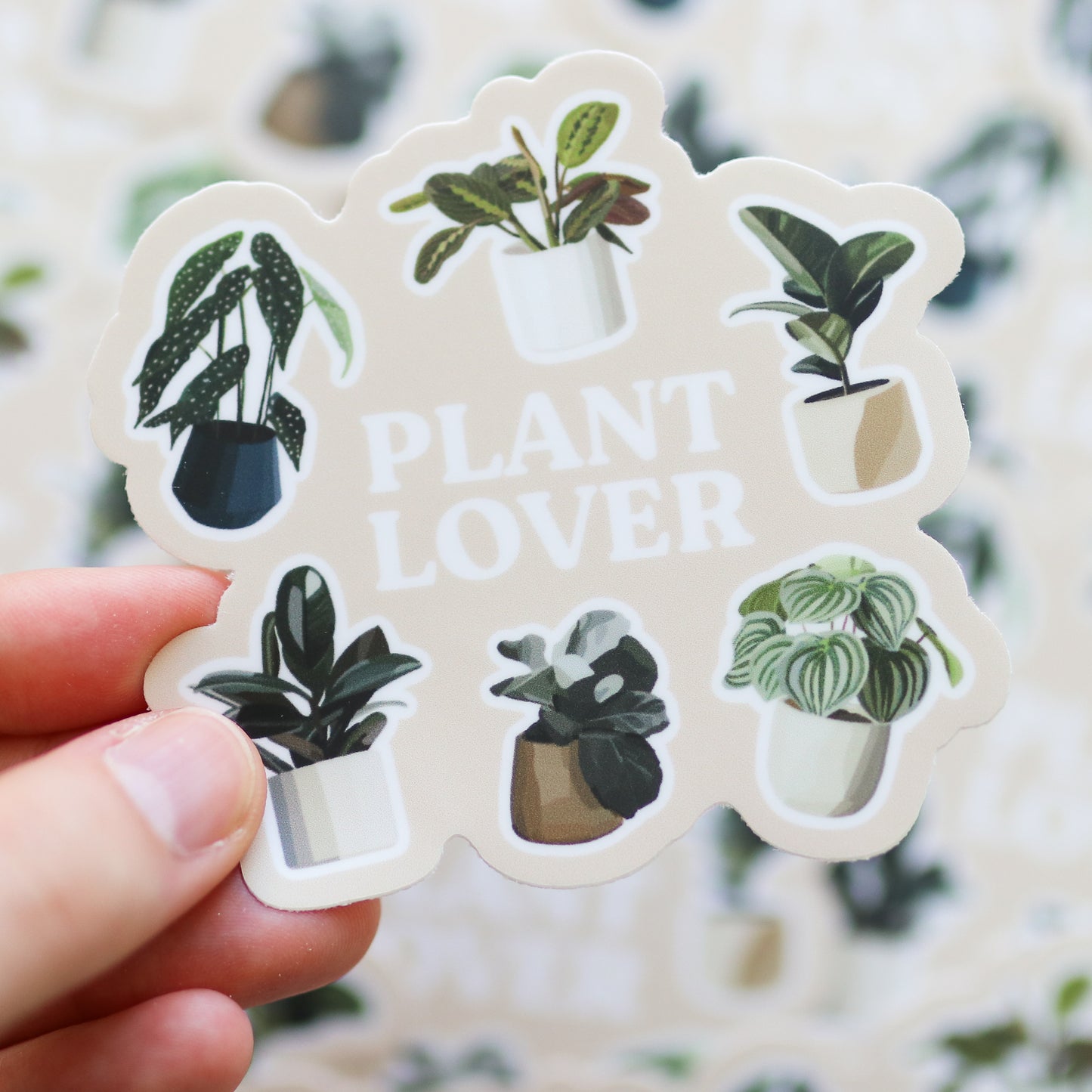 Plant Mom Waterproof Sticker