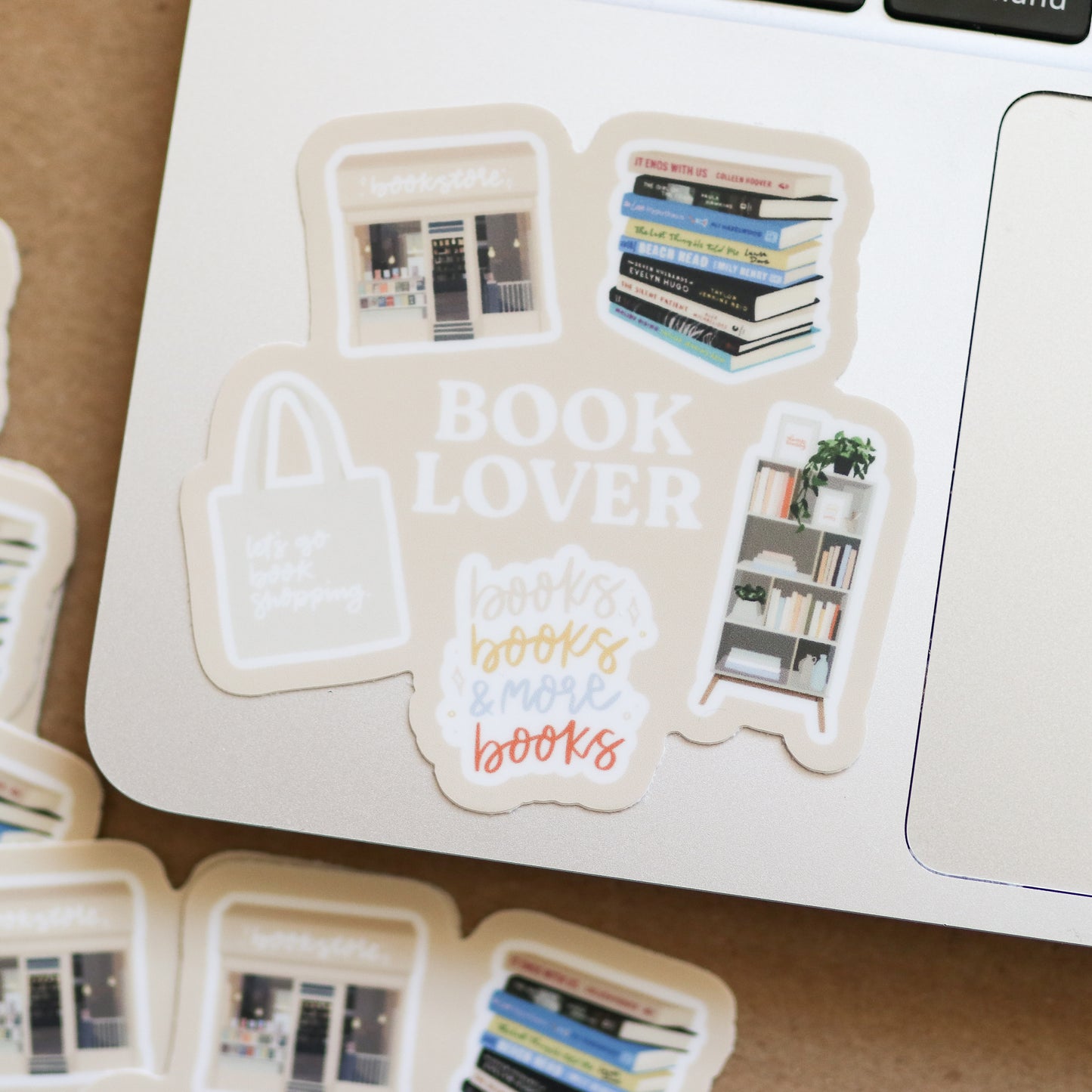 Book Lover Waterproof Sticker