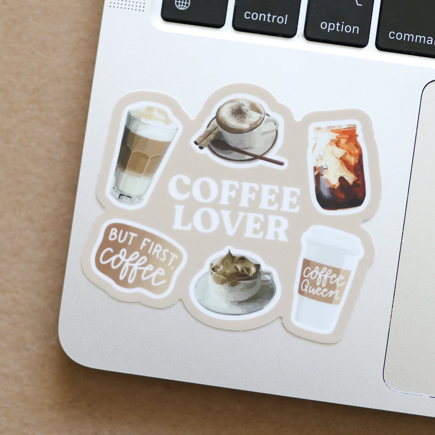 Coffee Lover Waterproof Sticker