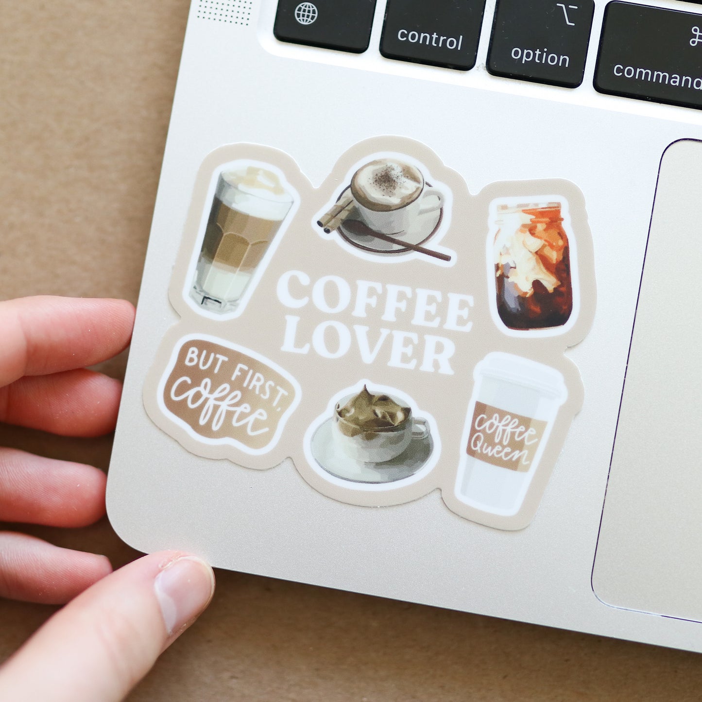 Coffee Lover Waterproof Sticker