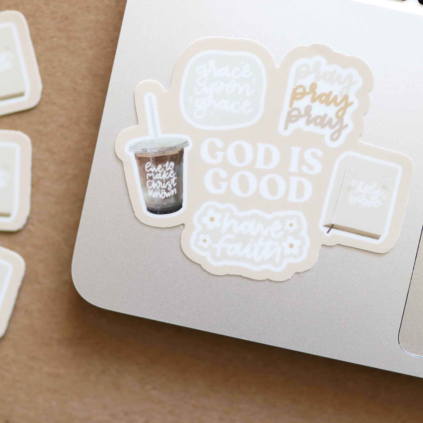 God is Good Waterproof Sticker