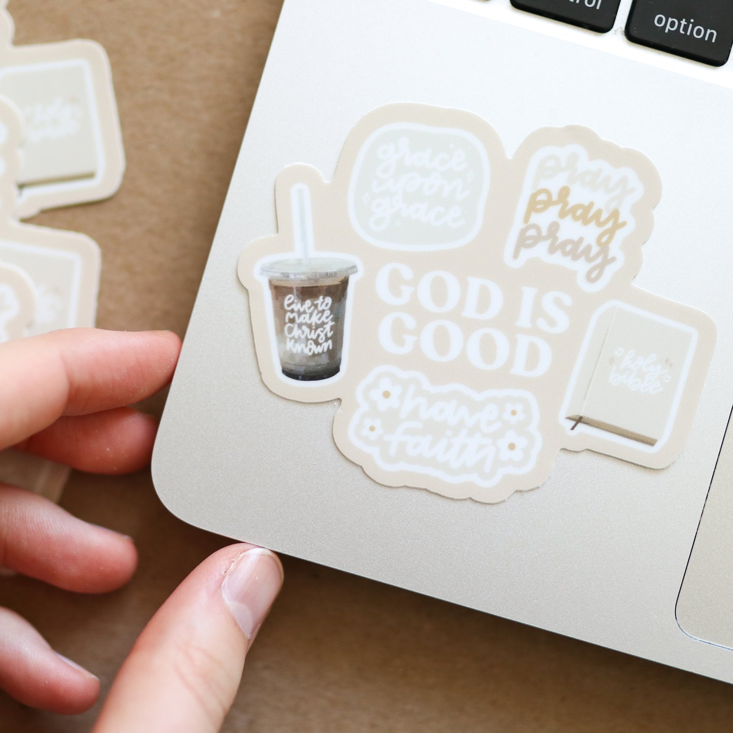 God is Good Waterproof Sticker