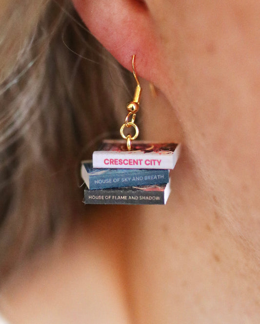 Crescent City Bookish Earrings