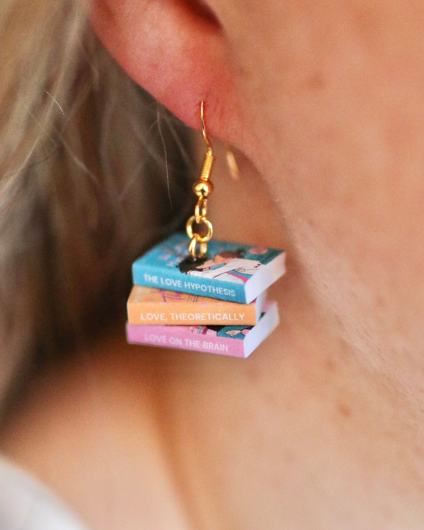 Ali Hazelwood Bookish Earrings